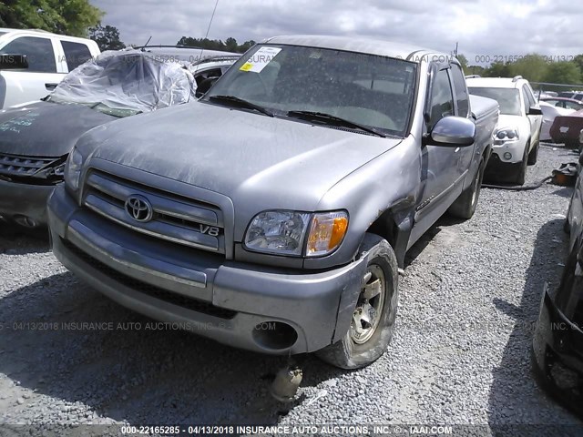 5TBRT34183S427231 - 2003 TOYOTA TUNDRA ACCESS CAB SR5 SILVER photo 6