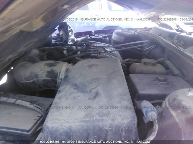 1G2NF52F22C273949 - 2002 PONTIAC GRAND AM SE1 MAROON photo 10