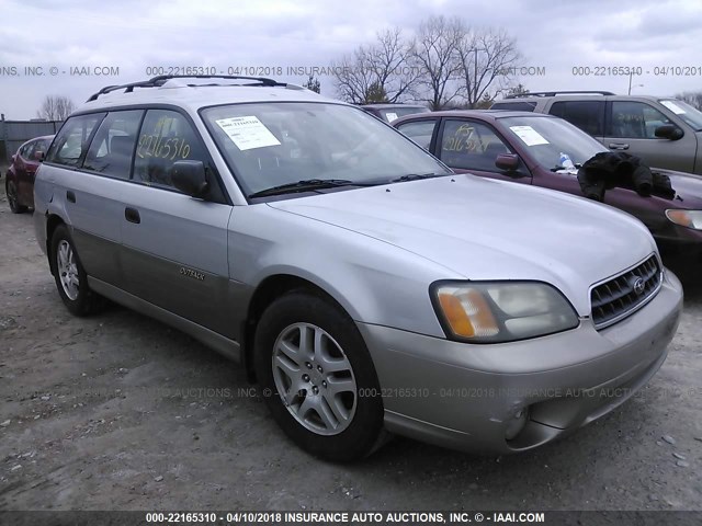 4S3BH675537646992 - 2003 SUBARU LEGACY OUTBACK AWP SILVER photo 1