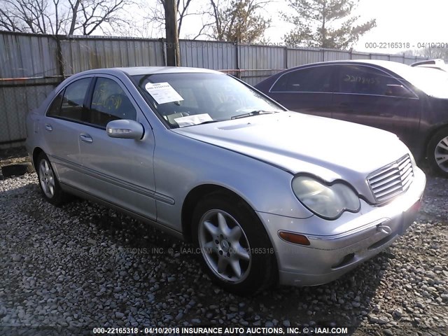 WDBRF81J33F415373 - 2003 MERCEDES-BENZ C 240 4MATIC SILVER photo 1