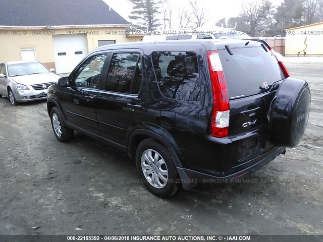 SHSRD78976U409946 - 2006 HONDA CR-V SE/EX BLACK photo 3