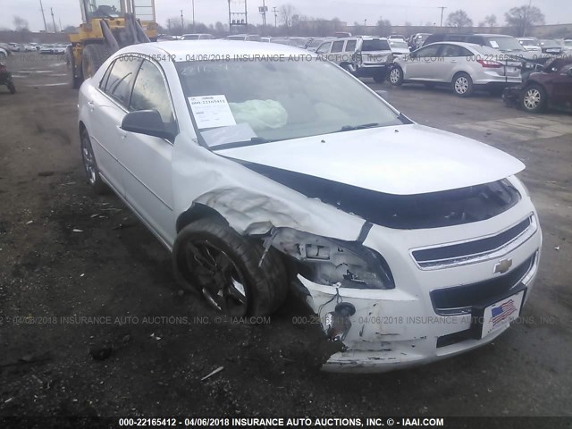 1G1ZB5EB4AF175772 - 2010 CHEVROLET MALIBU LS WHITE photo 1