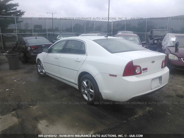 1G1ZB5EB4AF175772 - 2010 CHEVROLET MALIBU LS WHITE photo 3