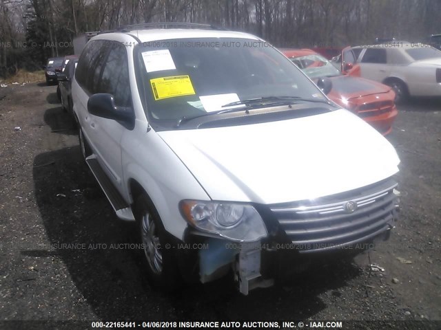 2A4GP54L37R296900 - 2007 CHRYSLER TOWN & COUNTRY TOURING WHITE photo 1