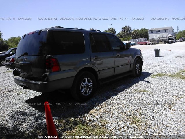 1FMRU15W93LA96420 - 2003 FORD EXPEDITION XLT 灰色 照片 4