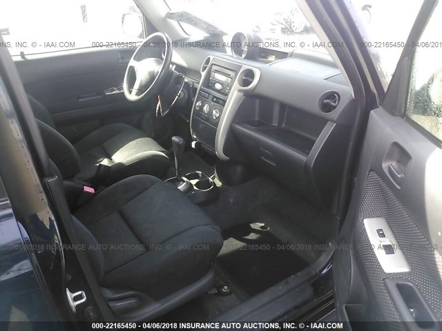 JTLKT324040150413 - 2004 TOYOTA SCION XB მუქი ლურჯი ფოტო 5