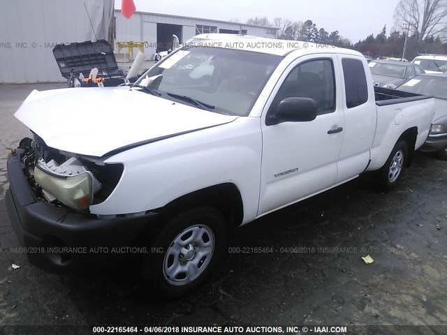 5TETX22N47Z403888 - 2007 TOYOTA TACOMA ACCESS CAB Ақ фото 2