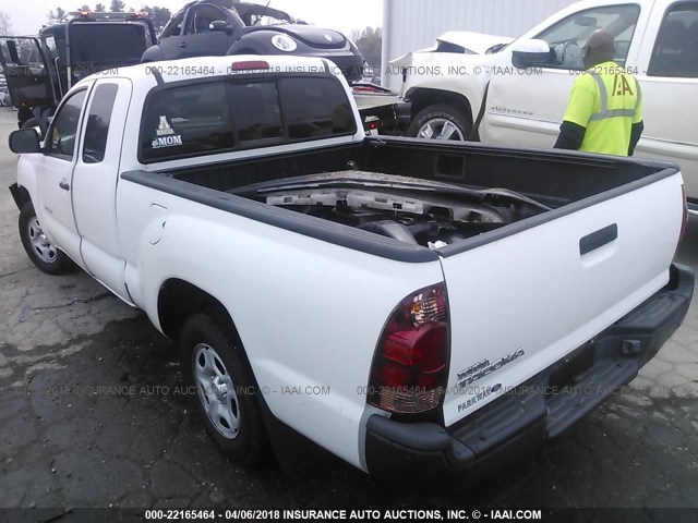 5TETX22N47Z403888 - 2007 TOYOTA TACOMA ACCESS CAB Ақ фото 3