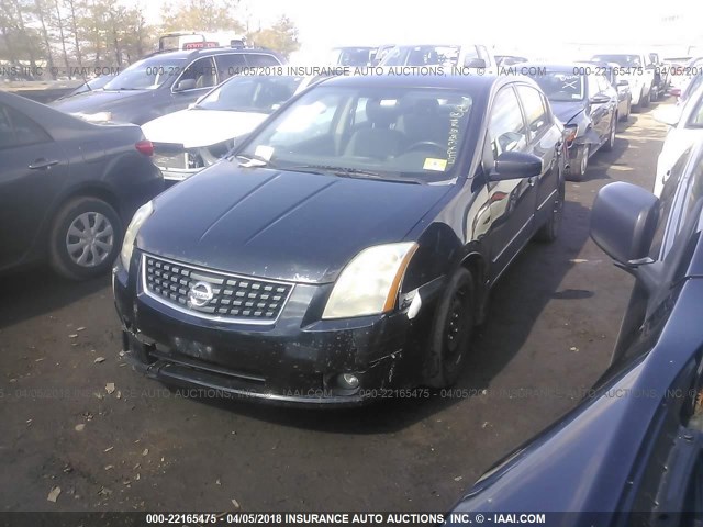 3N1AB61E37L691620 - 2007 NISSAN SENTRA 2.0/2.0S/2.0SL BLACK photo 2