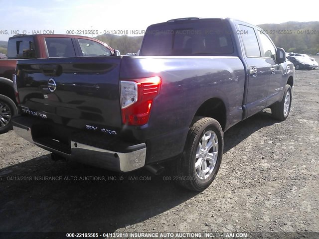 1N6BA1F47GN500169 - 2016 NISSAN TITAN XD SL/PRO-4X/PLAT RESERVE Dark Blue photo 4