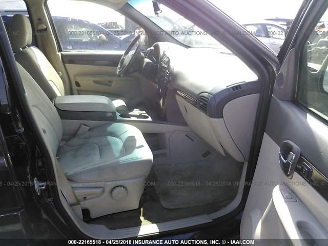 3G5DA03L57S550759 - 2007 BUICK RENDEZVOUS CX/CXL შავი ფოტო 5