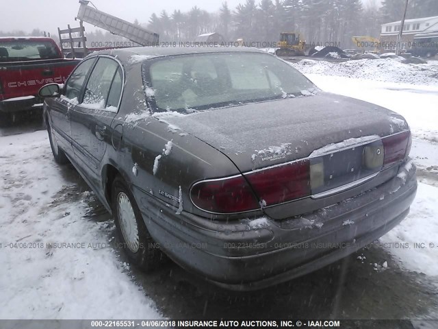 1G4HP54K2Y4274419 - 2000 BUICK LESABRE CUSTOM BROWN photo 3