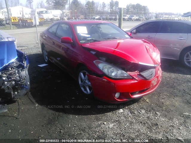 4T1CE38P45U531800 - 2005 TOYOTA CAMRY SOLARA SE/SLE წითელი ფოტო 1