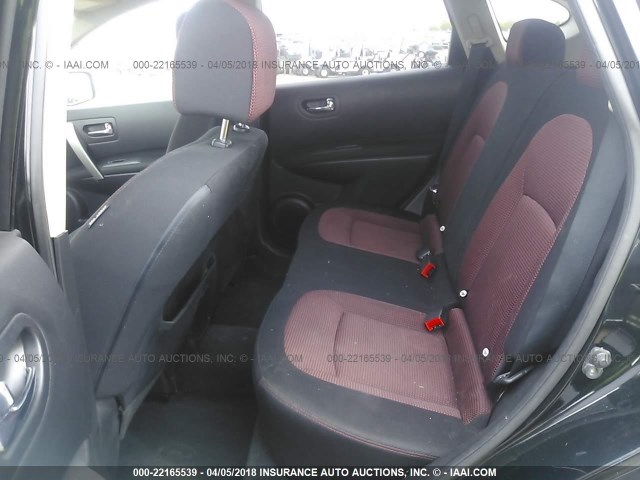 JN8AS58V48W117542 - 2008 NISSAN ROGUE S/SL BLACK photo 8