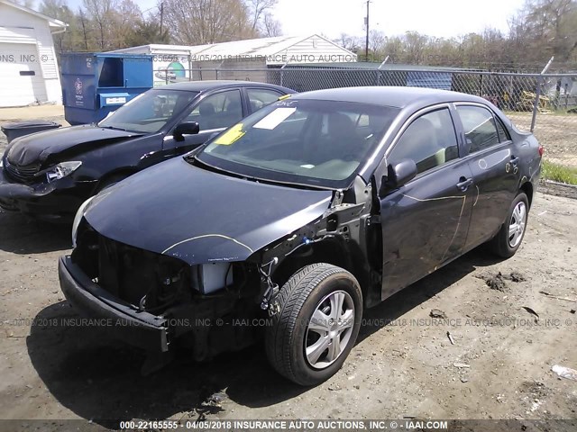 1NXBU4EE1AZ240107 - 2010 TOYOTA COROLLA S/LE/XLE GRAY photo 2