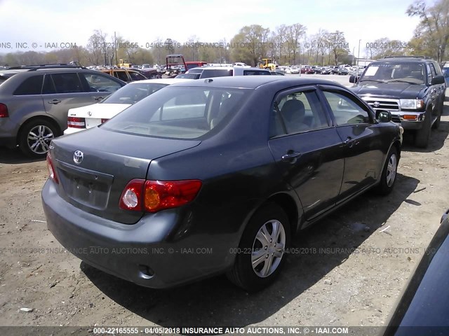 1NXBU4EE1AZ240107 - 2010 TOYOTA COROLLA S/LE/XLE GRAY photo 4