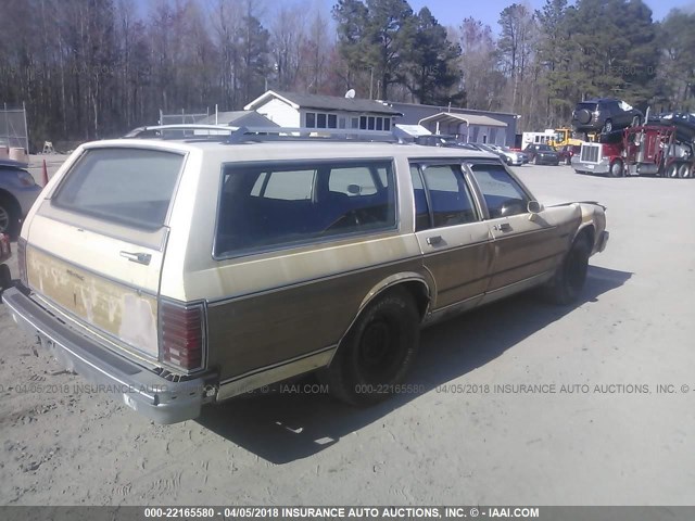 1G2AL35H9EX219666 - 1984 PONTIAC PARISIENNE TAN photo 4