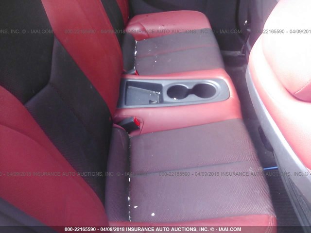 KMHTC6AD7CU068166 - 2012 HYUNDAI VELOSTER RED photo 8