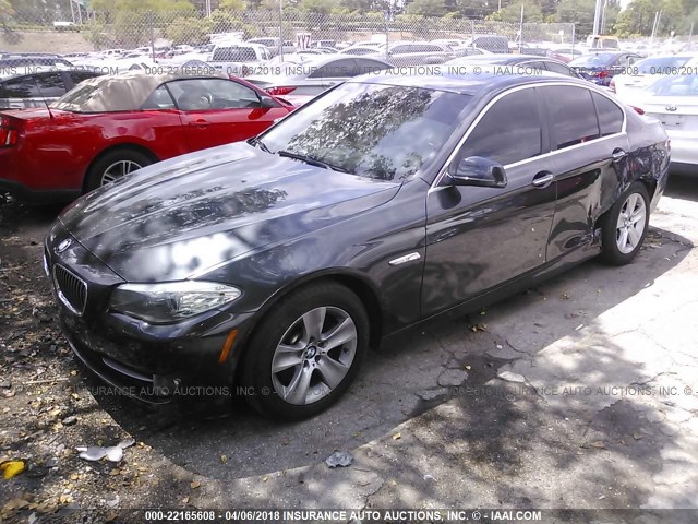 WBAFR1C52BC741665 - 2011 BMW 528 I GRAY photo 2