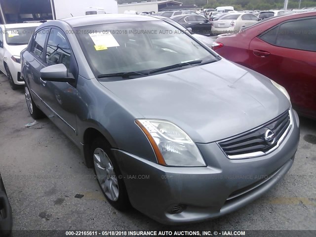 3N1AB6AP0CL743183 - 2012 NISSAN SENTRA 2.0/2.0S/SR/2.0SL GRAY photo 1