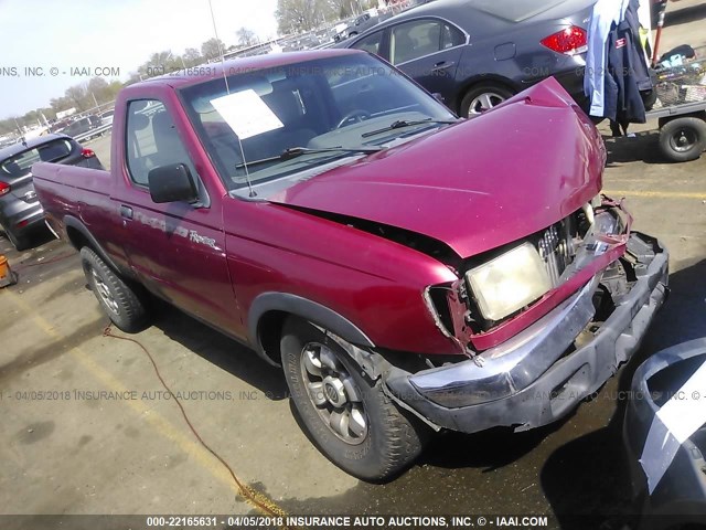 1N6DD21SXWC324420 - 1998 NISSAN FRONTIER XE RED photo 1