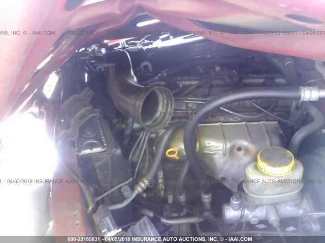 1N6DD21SXWC324420 - 1998 NISSAN FRONTIER XE RED photo 10