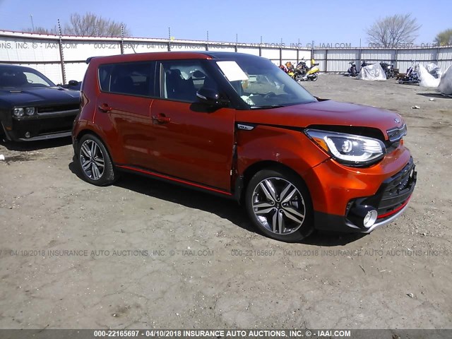 KNDJX3AA4J7549900 - 2018 KIA SOUL ! ORANGE photo 1