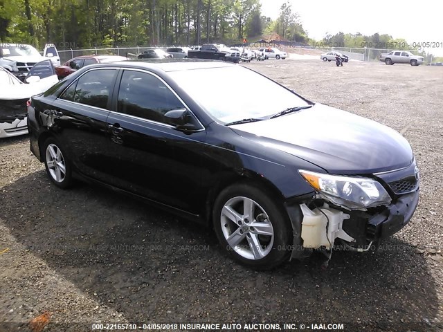 4T1BF1FK6EU399384 - 2014 TOYOTA CAMRY L/SE/LE/XLE BLACK photo 1