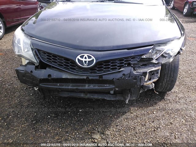 4T1BF1FK6EU399384 - 2014 TOYOTA CAMRY L/SE/LE/XLE BLACK photo 6
