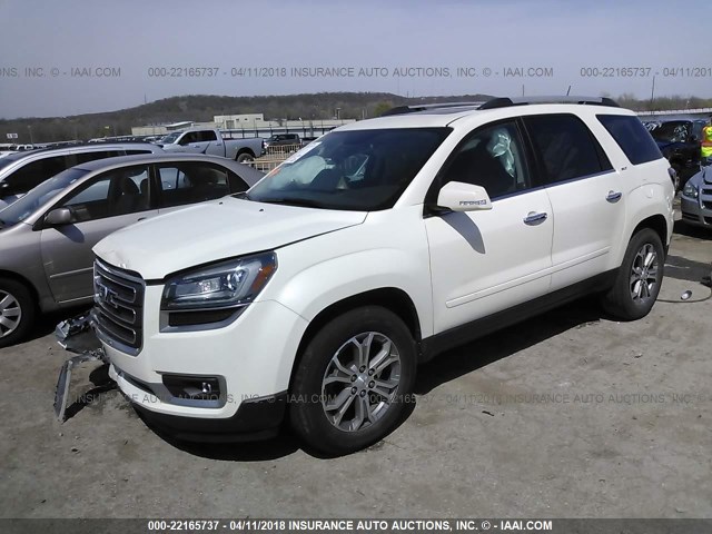 1GKKRRKD1EJ150787 - 2014 GMC ACADIA SLT-1 Білий фото 2