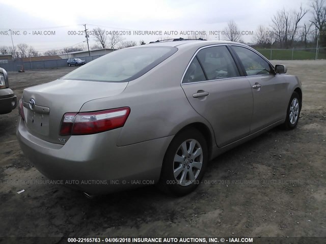 JTNBK46K273014599 - 2007 TOYOTA CAMRY NEW GENERAT LE/XLE/SE GOLD photo 4