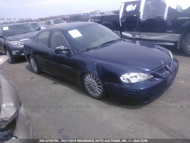 1G2NF52T7YM867428 - 2000 PONTIAC GRAND AM SE1 BLUE photo 1