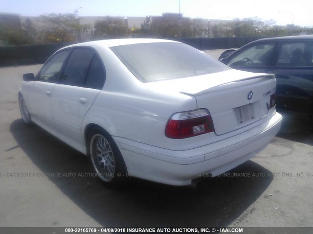 WBADT63471CF02420 - 2001 BMW 530 I AUTOMATIC WHITE photo 3