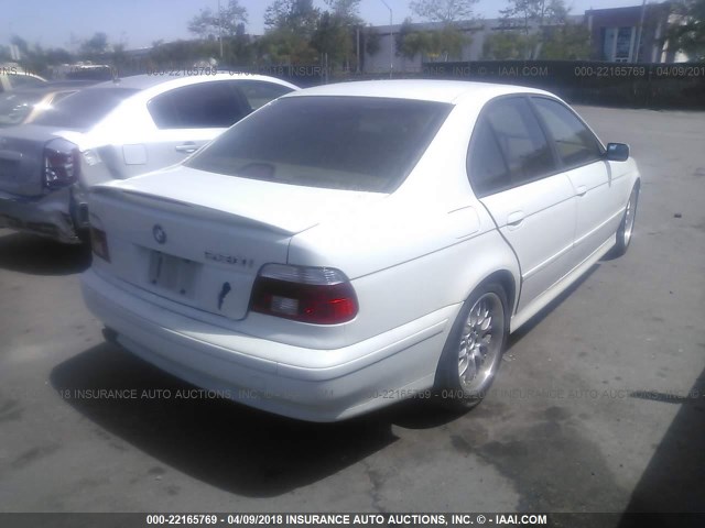 WBADT63471CF02420 - 2001 BMW 530 I AUTOMATIC WHITE photo 4