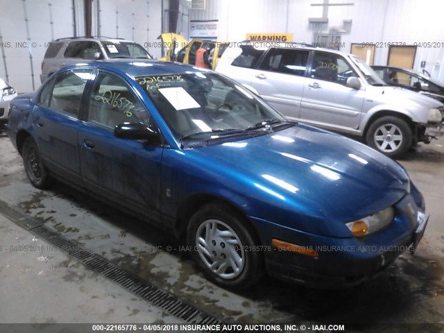 1G8ZF52872Z300987 - 2002 SATURN SL BLUE photo 1