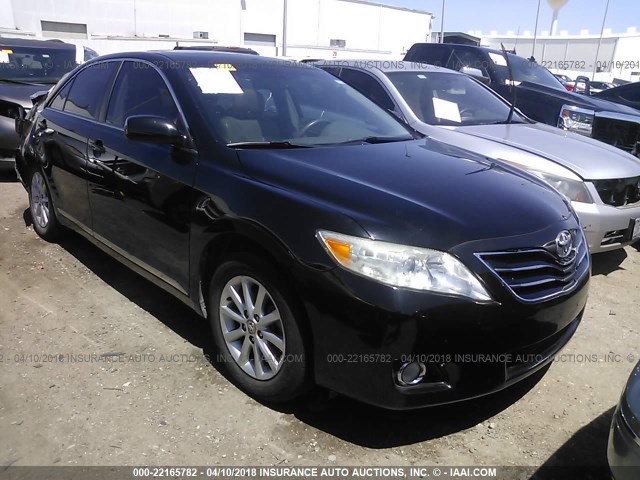 4T1BK3EK2BU129329 - 2011 TOYOTA CAMRY SE/LE/XLE BLACK photo 1