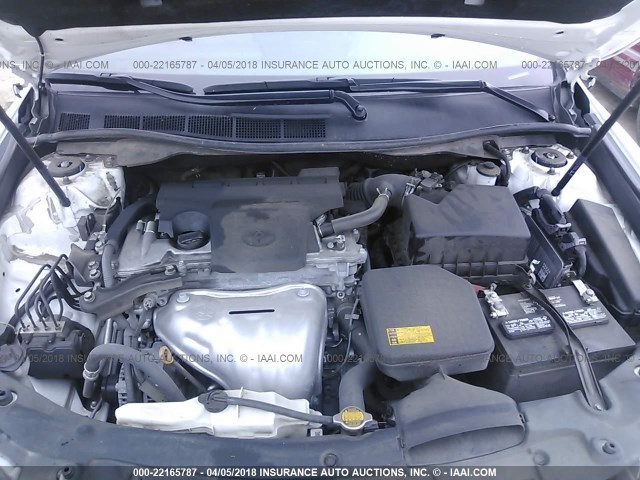 4T1BF1FK4EU763138 - 2014 TOYOTA CAMRY L/SE/LE/XLE 白色 照片 10