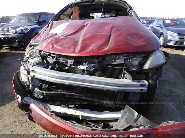 JN8AZ08T97W502638 - 2007 NISSAN MURANO SL/SE/S MAROON photo 6