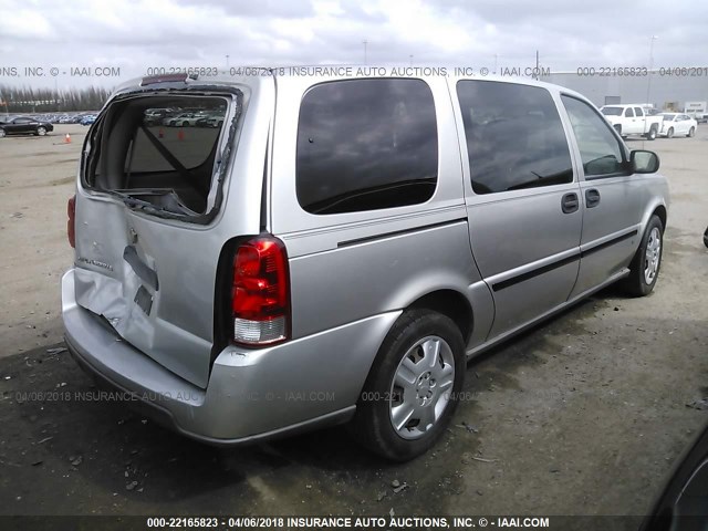 1GNDV23187D195651 - 2007 CHEVROLET UPLANDER LS SILVER photo 4