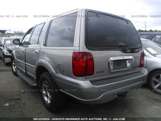 5LMRU27A3YLJ10923 - 2000 LINCOLN NAVIGATOR 棕色 照片 3