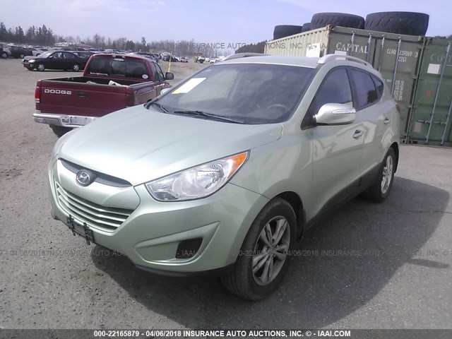 KM8JU3AC9CU406306 - 2012 HYUNDAI TUCSON GLS/LIMITED 绿色 照片 2