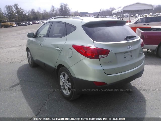 KM8JU3AC9CU406306 - 2012 HYUNDAI TUCSON GLS/LIMITED 绿色 照片 3