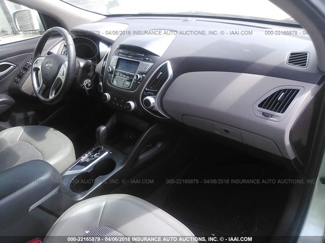 KM8JU3AC9CU406306 - 2012 HYUNDAI TUCSON GLS/LIMITED 绿色 照片 5