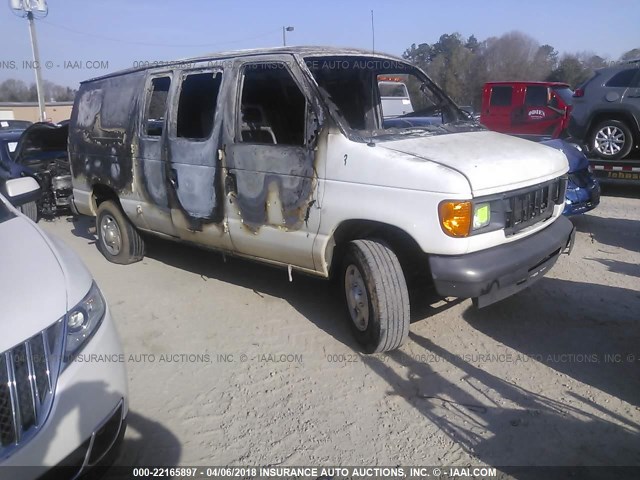 1FTNE24W97DA40355 - 2007 FORD ECONOLINE E250 VAN WHITE photo 1