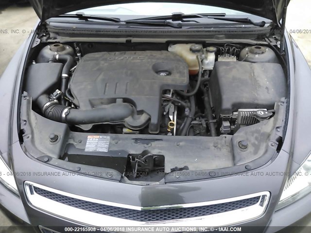 1G1ZA5E01CF352590 - 2012 CHEVROLET MALIBU LS Boz foto 10