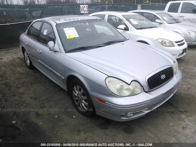 KMHWF35H43A874600 - 2003 HYUNDAI SONATA GLS/LX SILVER photo 1