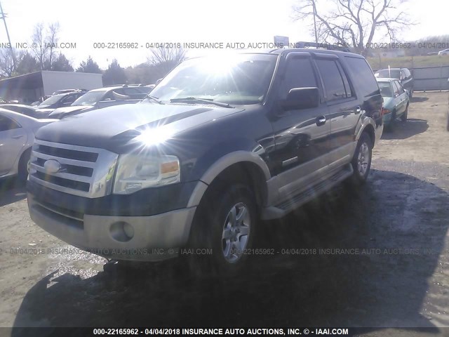 1FMFU17577LA34656 - 2007 FORD EXPEDITION EDDIE BAUER BLACK photo 2