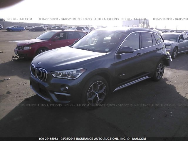 WBXHT3C32GP885971 - 2016 BMW X1 XDRIVE28I Серый фото 2