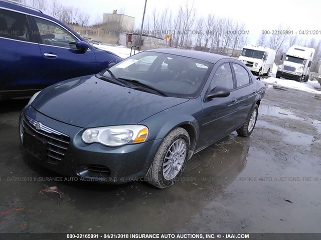 1C3EL46X06N189886 - 2006 CHRYSLER SEBRING GRAY photo 2