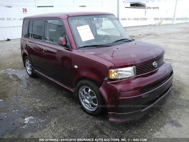 JTLKT324264075760 - 2006 TOYOTA SCION XB BURGUNDY photo 1